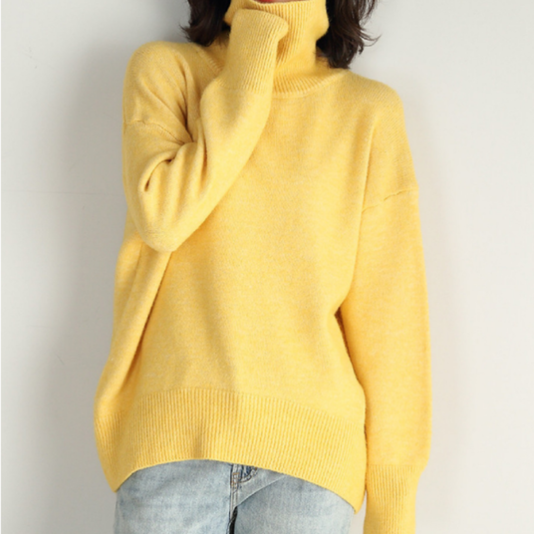 Maglione Dolcevita Larga Da Donna | Inverno