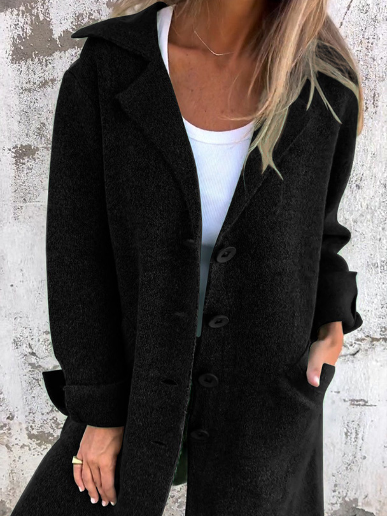 SNUGRRS Lapel Coat