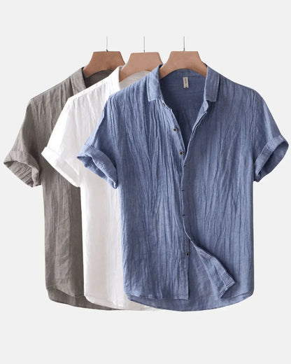 Chemise en Lin Lucas - Modèle Larvotto
