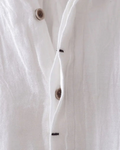 Chemise en Lin Lucas - Modèle Larvotto