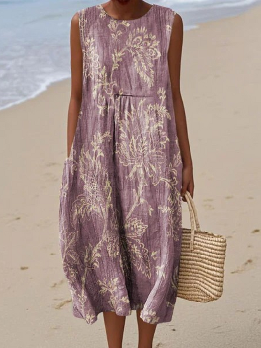 Graciela | Vestido Midi con Estampado Floral