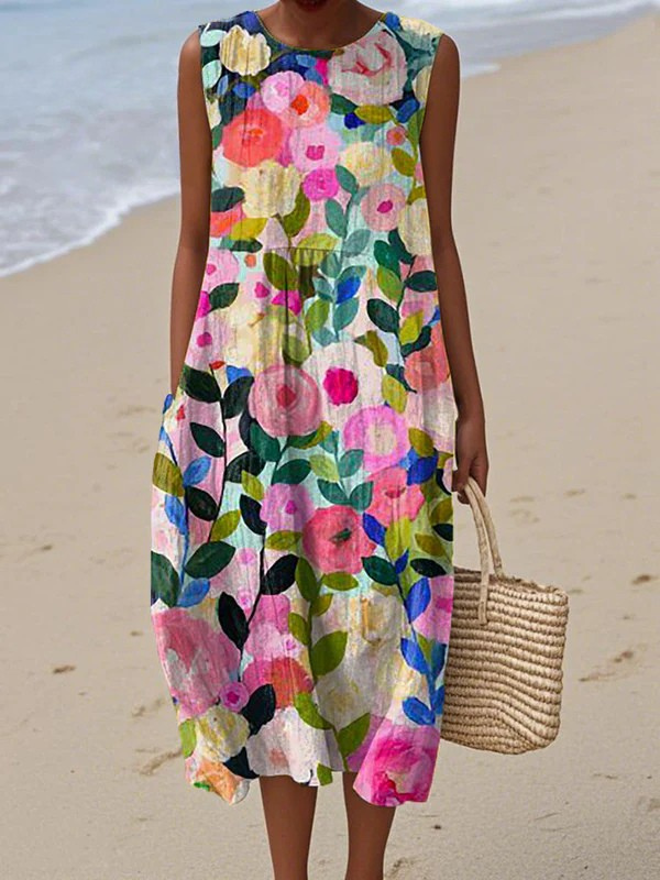Ava | Vestido de verano ligero y sin mangas - Van Moreau Utrecht