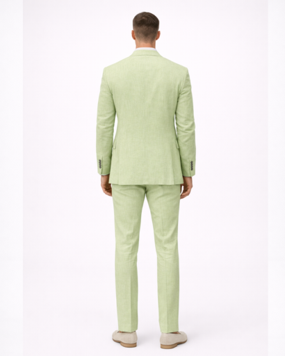 Costume homme 2 pièces – veste blazer à revers et pantalon coupe droite