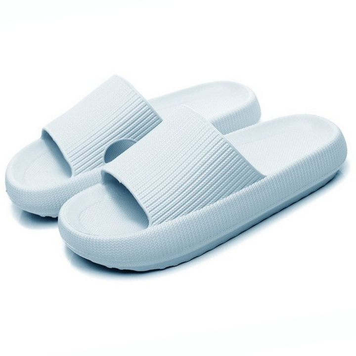 PuffWalk | Traagschuim teenslippers - Zachte en ondersteunende sandalen van marshmallow
