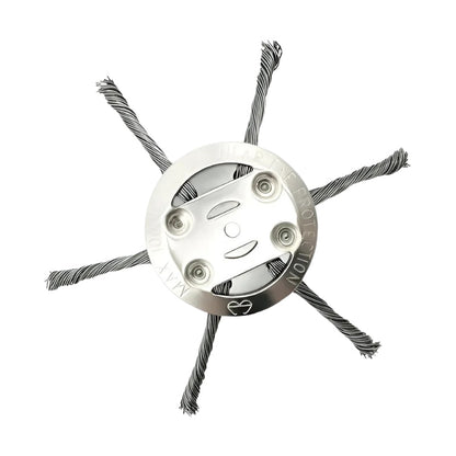 Durable Steel Wire Grass Trimmer Head – Heavy-Duty Universal Fit for Precise Lawn Edge Cutting (Ø100 mm)