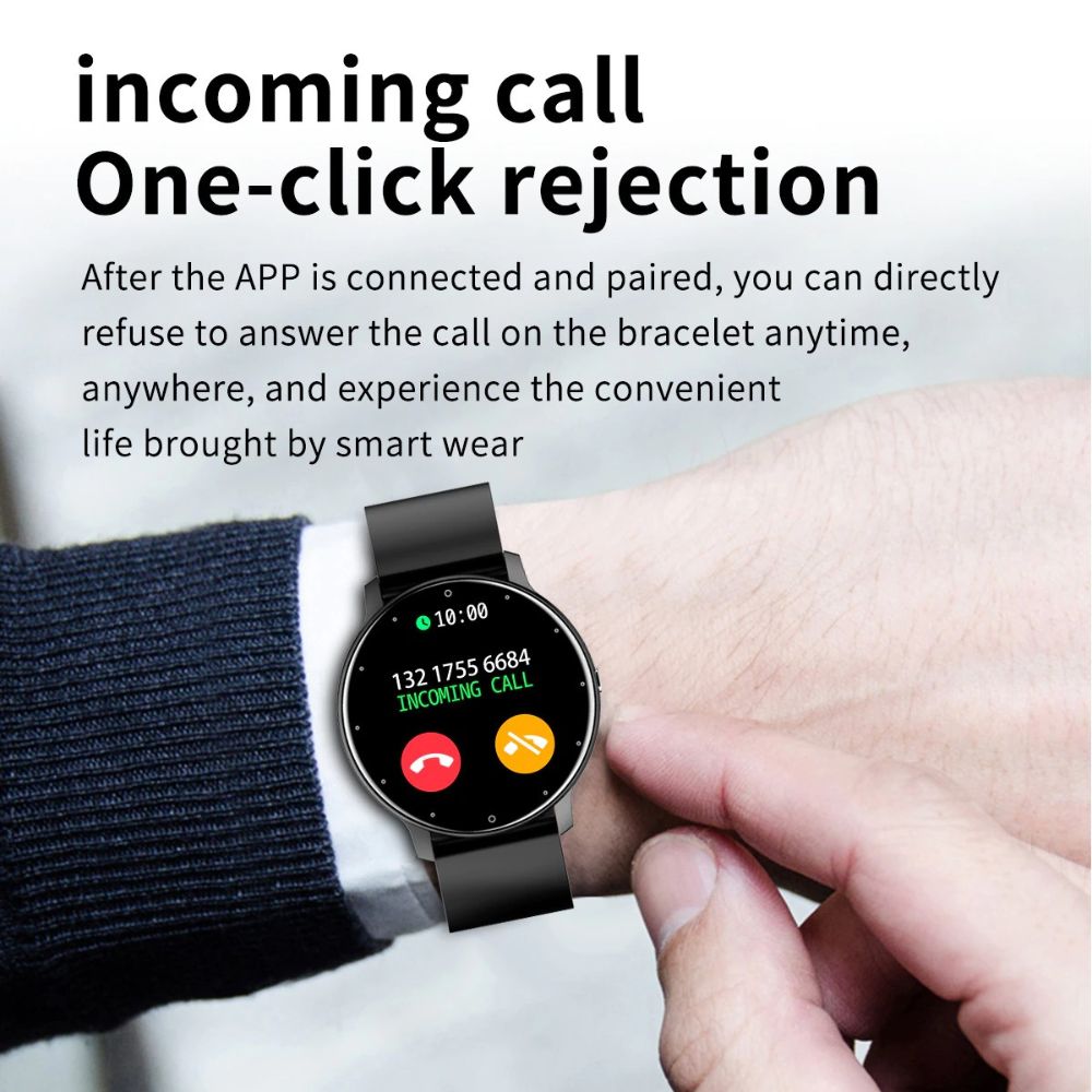 Ultra-Slim Smartwatch for Daily Wear – Sleek Lightweight Design for Fitness Tracking, Notifications and Everyday Use