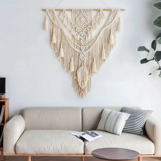 Liora – Makramee Wandbehang Skandinavischer Boho – Wohndekoration