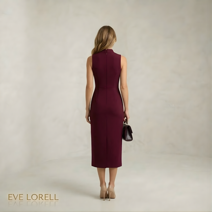 Hazel | Modern Muse Burgundy Dress