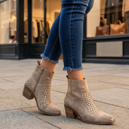 Annie | Ankle Boots with Studs