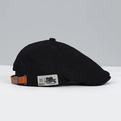 George | Minimal Panelled Flat Cap
