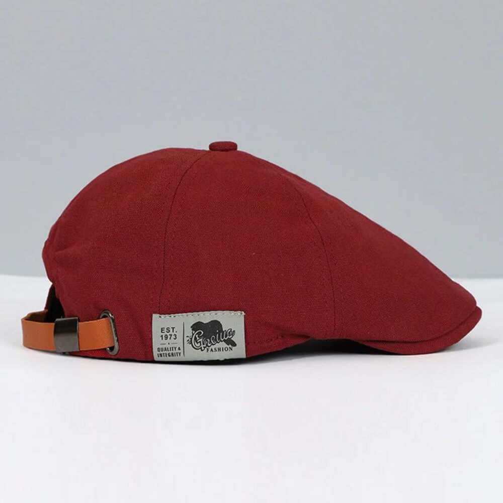 George | Minimal Panelled Flat Cap