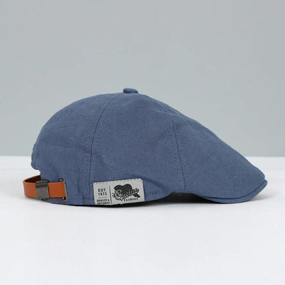 George | Minimal Panelled Flat Cap