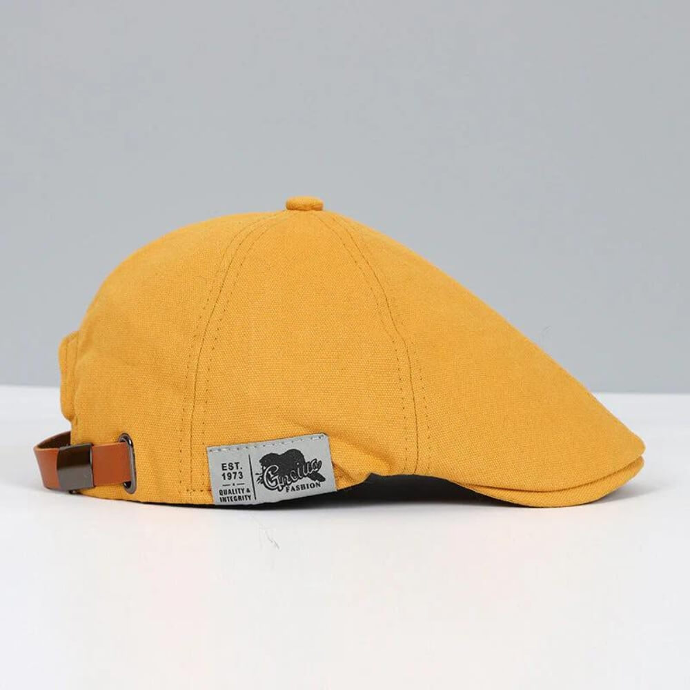 George | Minimal Panelled Flat Cap