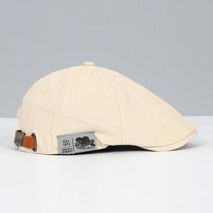 George | Minimal Panelled Flat Cap