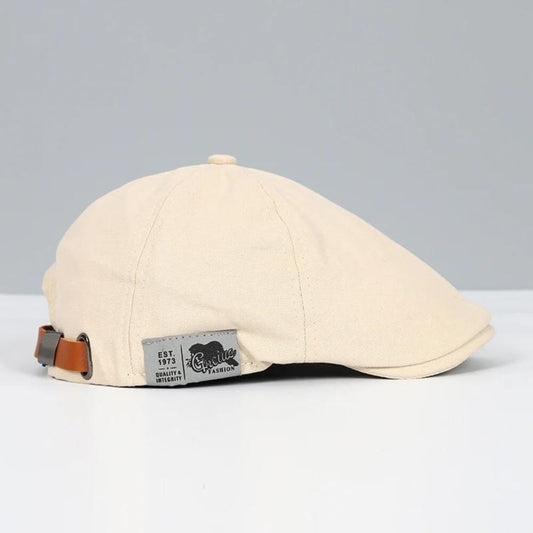 George | Minimal Panelled Flat Cap