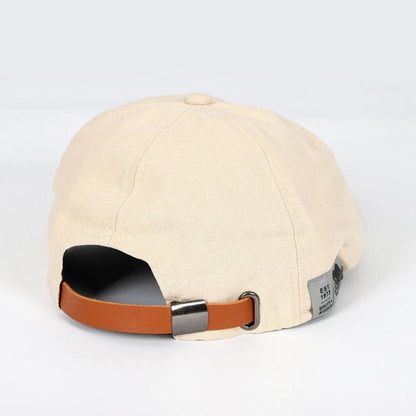 George | Minimal Panelled Flat Cap