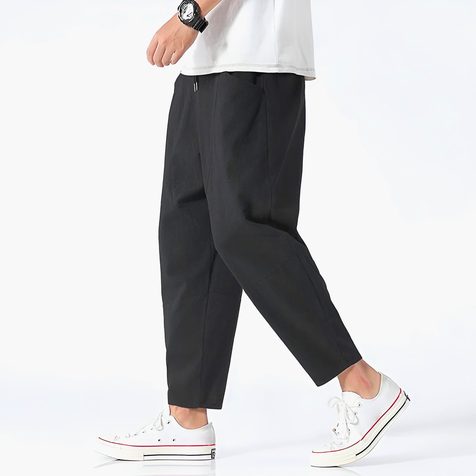 Urban Cropped Baumwollhose 4