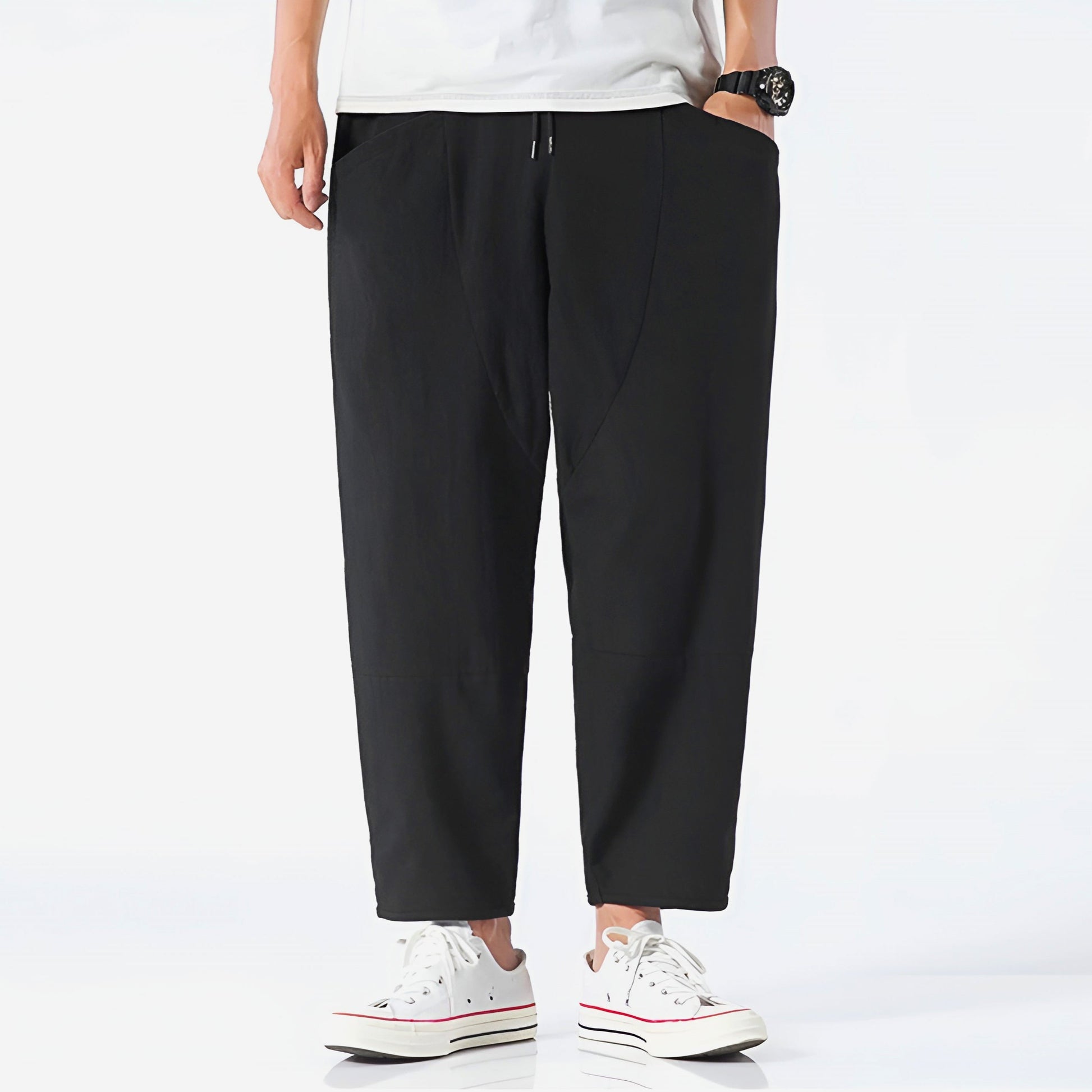 Urban Cropped Baumwollhose 6
