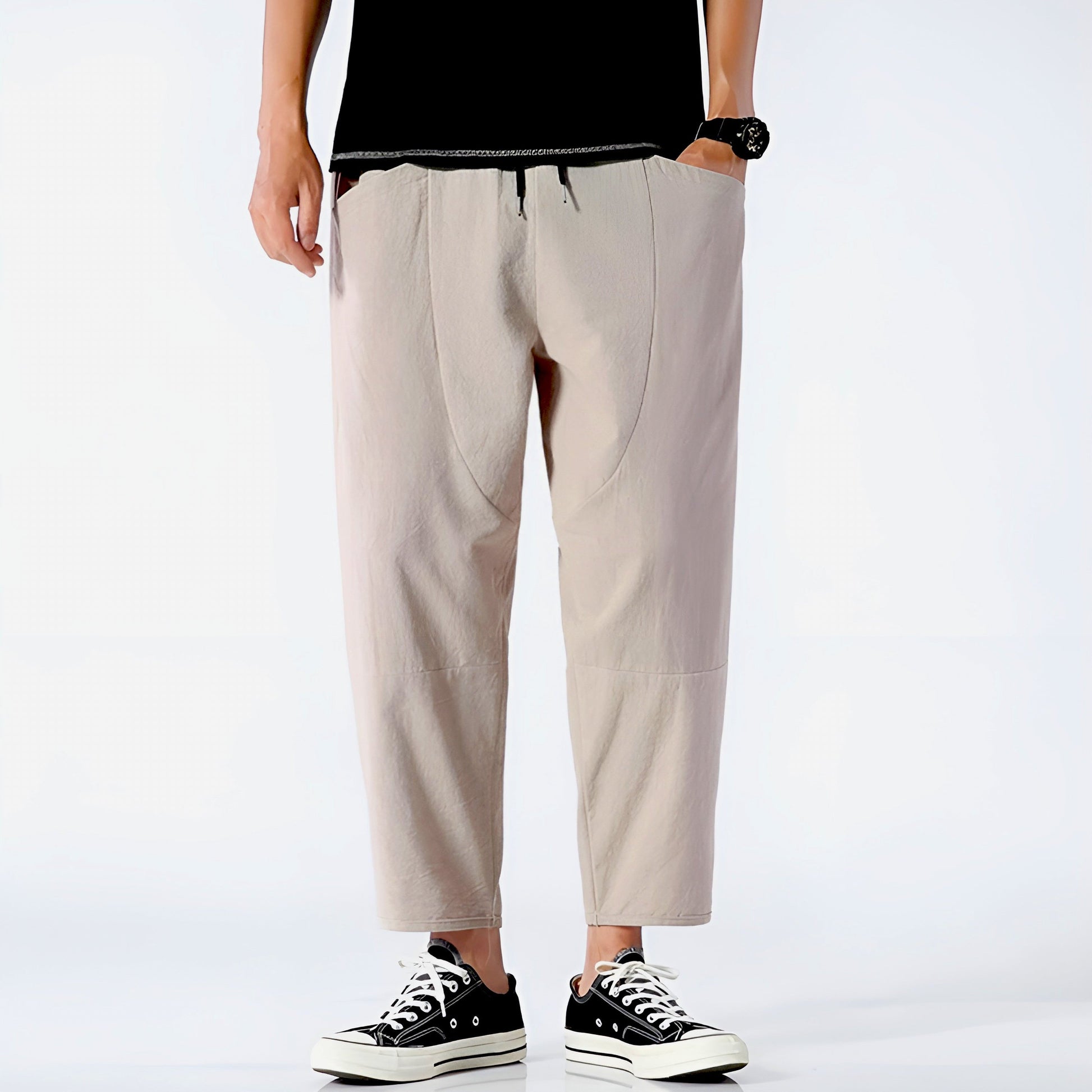 Urban Cropped Baumwollhose 9