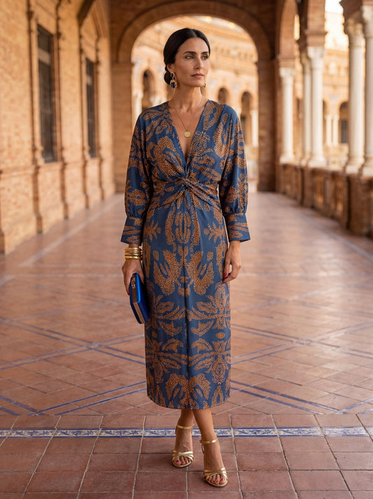Laura - Elegancia v midi šatách