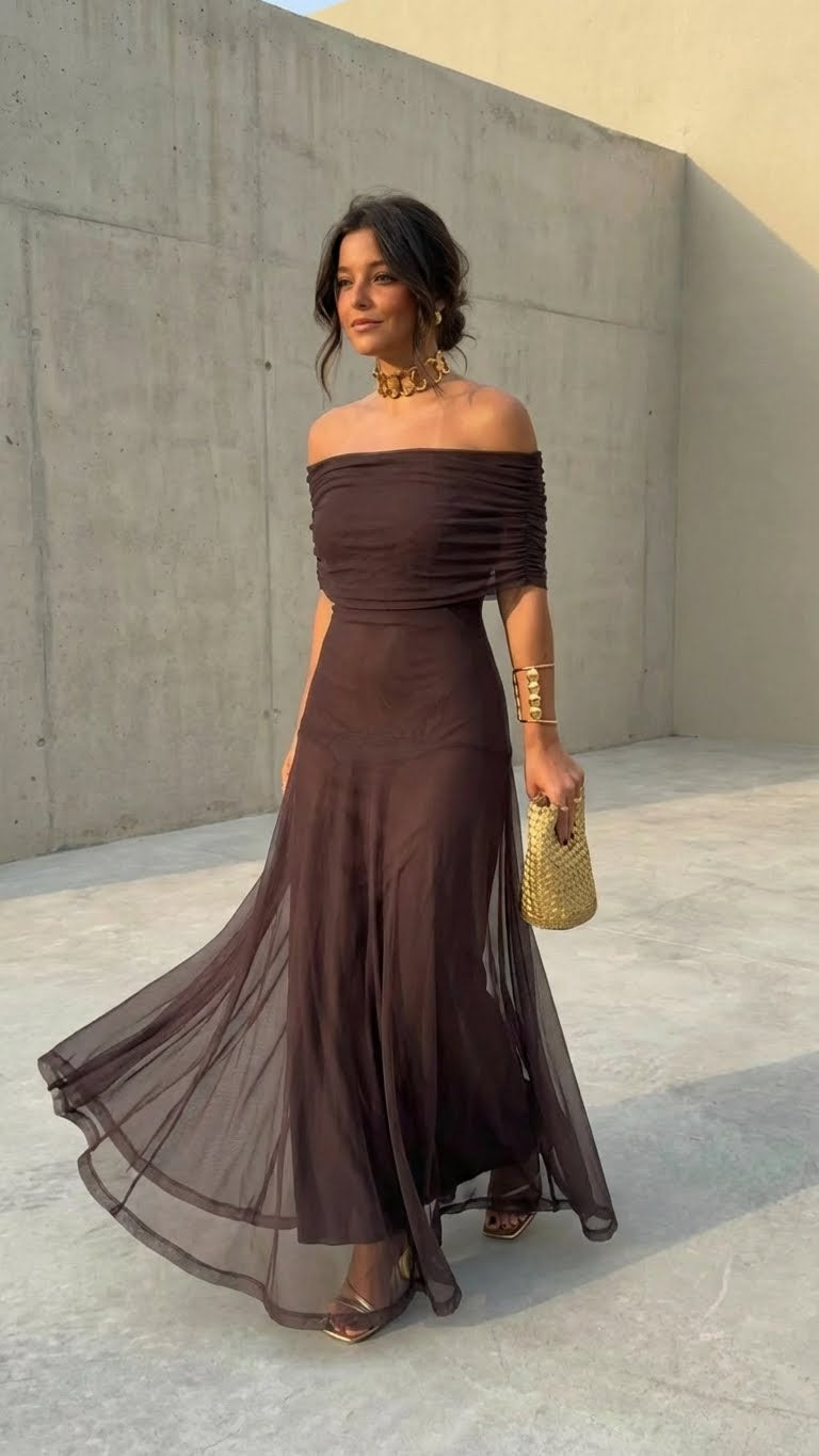 Zella | Elegant off-shoulder-kjole