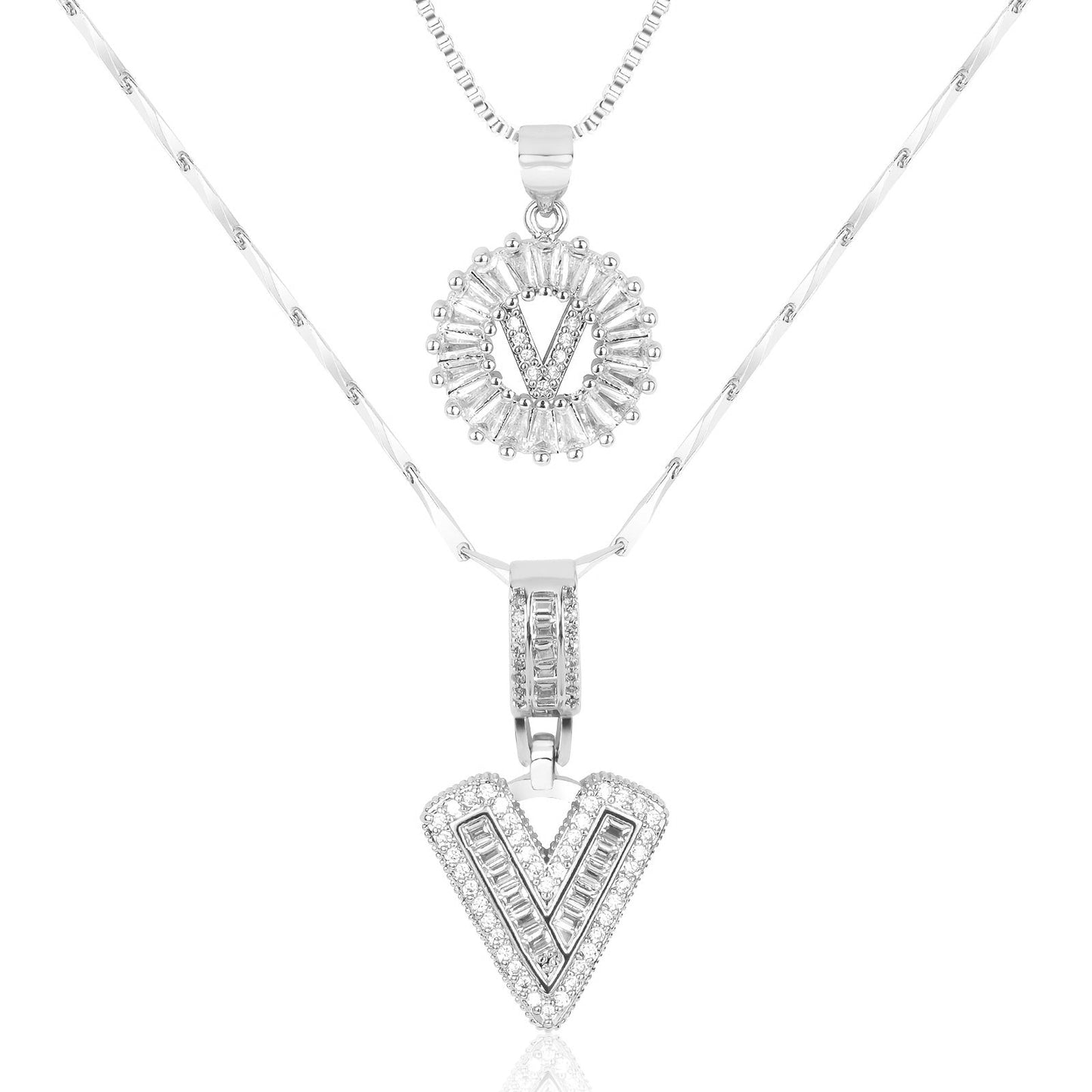 GemLetter Ketting - Initiaal Hanger met Luxe Glans