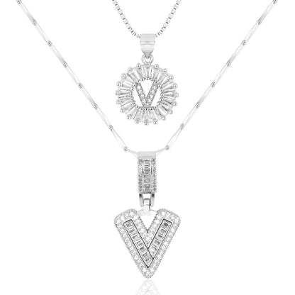 GemLetter Ketting - Initiaal Hanger met Luxe Glans