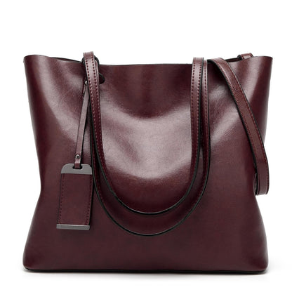 Stylish Pu Leather Women Crossbody Bag Wine Red