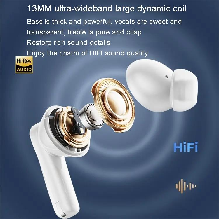 Wireless Dual Noise Cancelling Bluetooth Earphones For Music And Calls Black