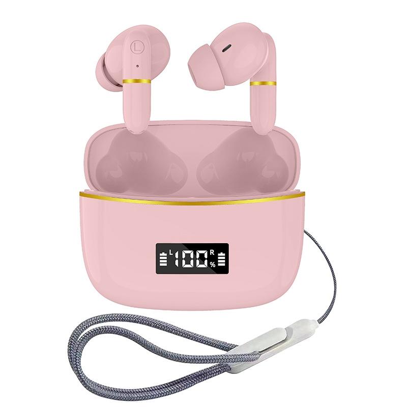 Wireless In Ear Earphones With Digital Charging Case J2 Pink