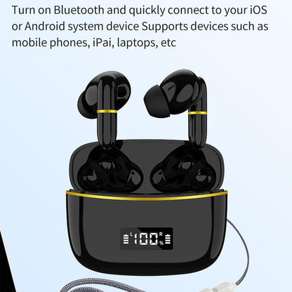 Wireless In Ear Earphones With Digital Charging Case J2 Pink