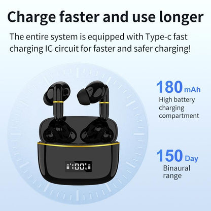 Wireless In Ear Earphones With Digital Charging Case J2 Pink