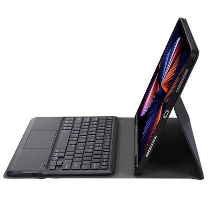 Detachable Bluetooth Keyboard Tablet Case For Ipad Pro 12.9 Ultra Thin With Touchpad Pen Slot & Holder Rose Gold