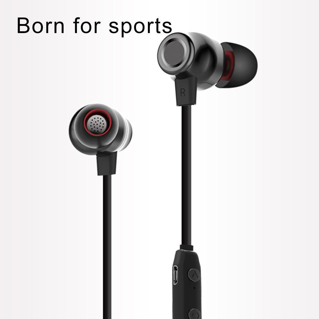Xrm X5 Sports Ipx4 Waterproof Magnetic Earbuds Wireless Bluetooth V4.1 Stereo In Headset Red