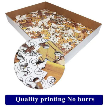 Elosung (2 Pcs) 1000 Piece Cherry Blossoms Jigsaw Puzzle High Difficulty Stress Relief Toy