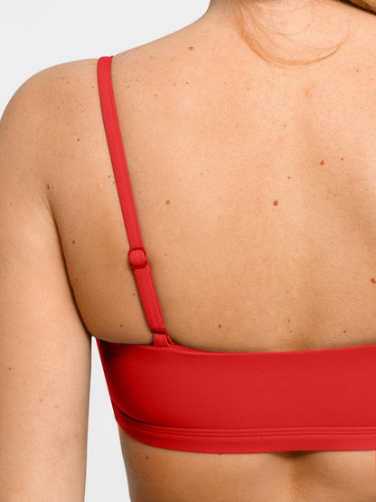 ORALIA – HIGH-WAIST BIKINI TOP - LivingCurves Two-piece Swimsuit Zwart / S