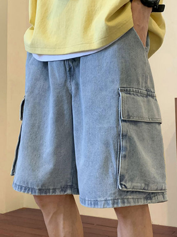 Herren shorts cargo denim locker street