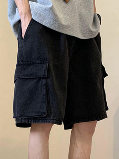 Herren shorts cargo denim locker street