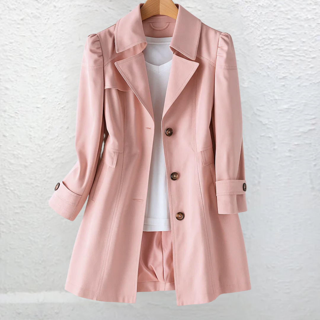 Lilla – Vintage Egysoros Kabát