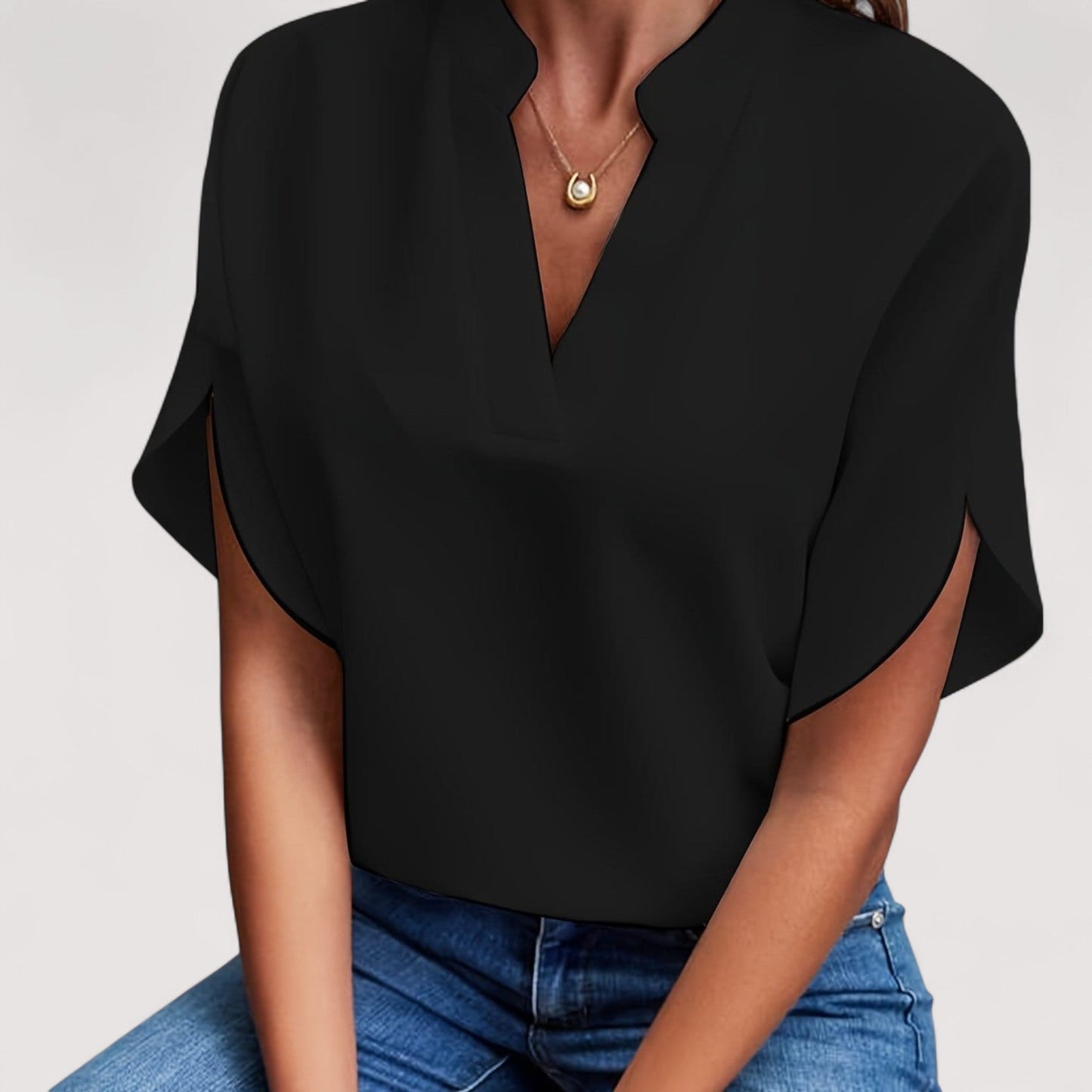 Rosmarie™ | Drapirana bluza