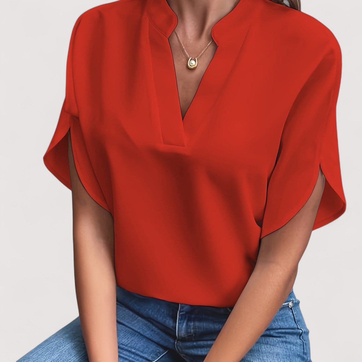 Rosmarie™ | Drapirana bluza