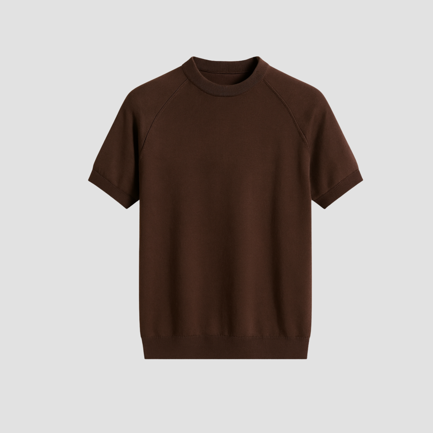 Men's Merino Wool Knit Short Sleeve T-Shirt