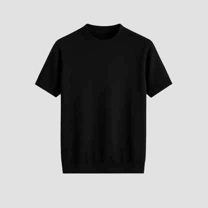 Men's Merino Wool Knit Short Sleeve T-Shirt