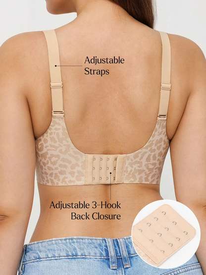 Velourette™ Seamless Deep V Wireless Bralette