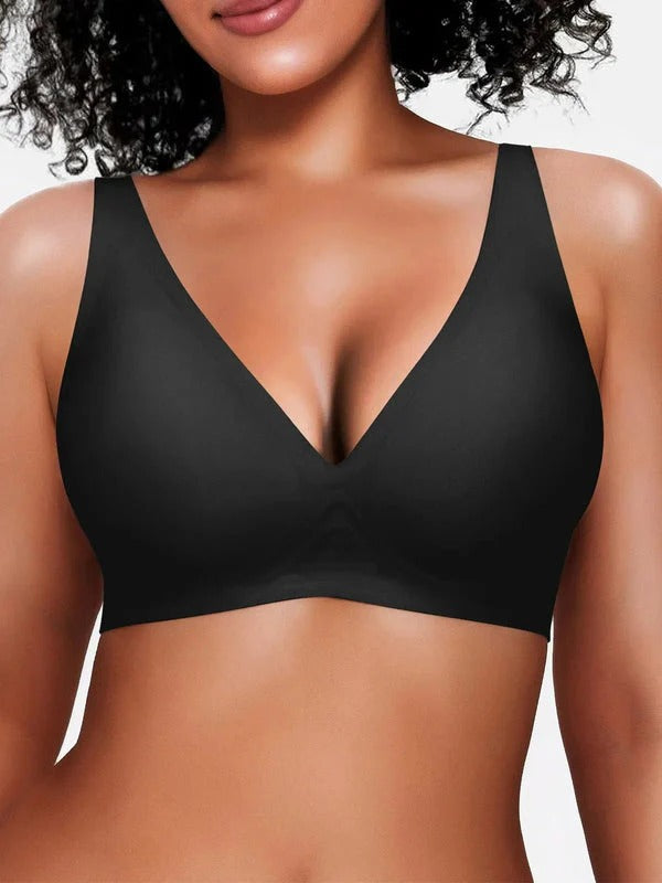Velourette™ Seamless Deep V Wireless Bralette