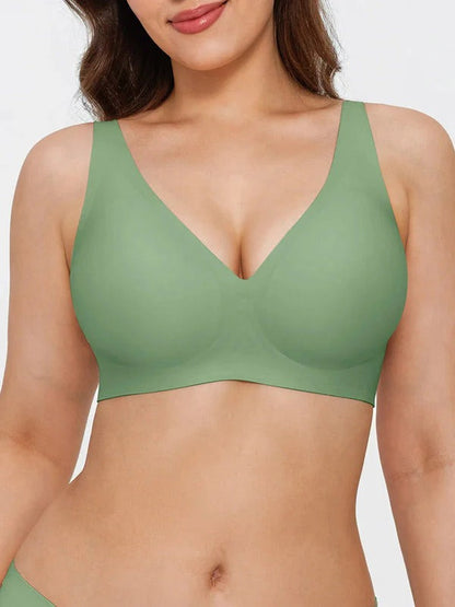 Velourette™ Seamless Deep V Wireless Bralette