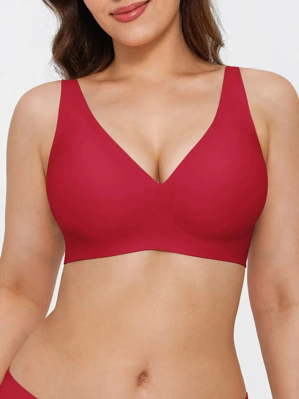 Velourette™ Seamless Deep V Wireless Bralette