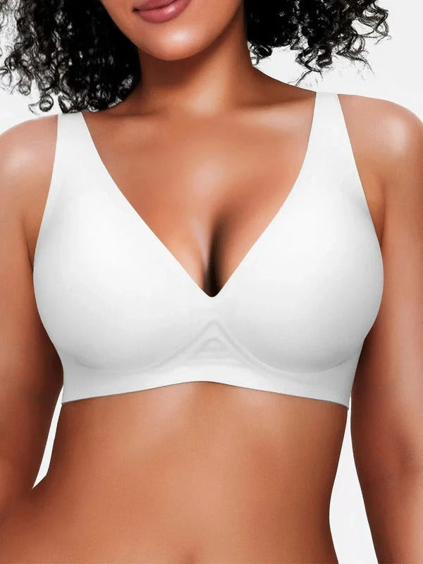 Velourette™ Seamless Deep V Wireless Bralette