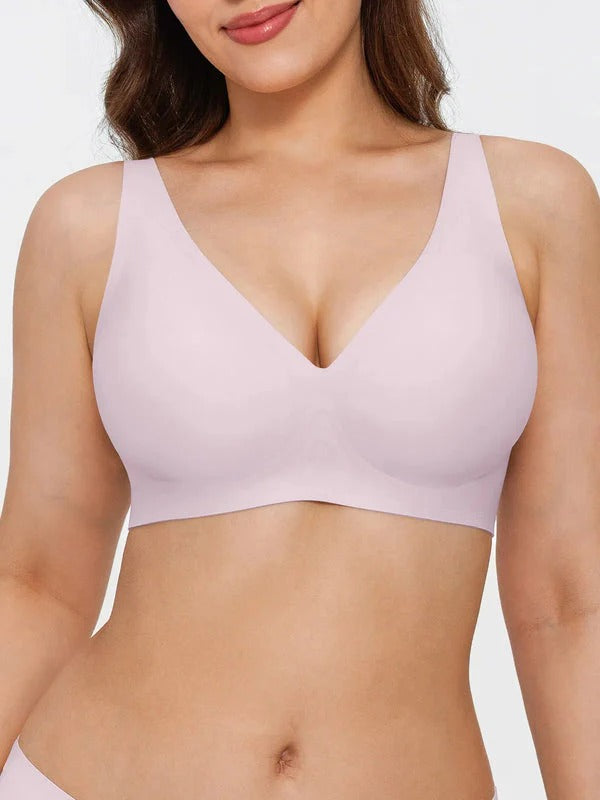 Velourette™ Seamless Deep V Wireless Bralette