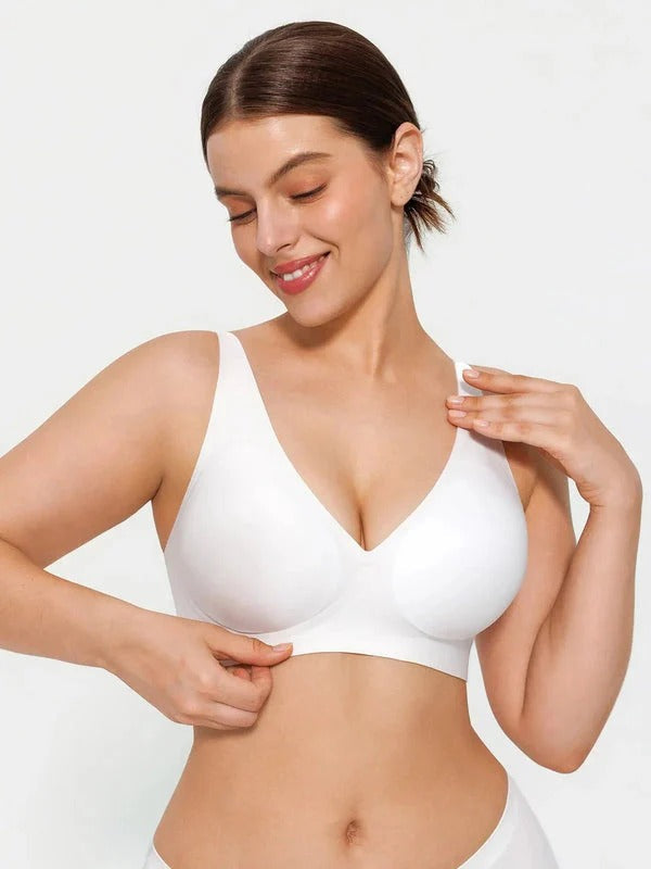 Velourette™ Seamless Deep V Wireless Bralette